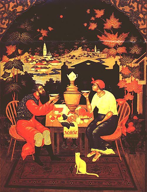 Tea Drinkers by Alexi Orleanski, 1993